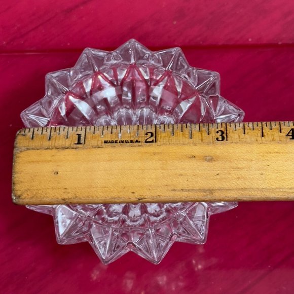 Brand New Old Stock Avon 24% Lead Crystal Candle Stick Holders Set of 2 French - Picture 10 of 13